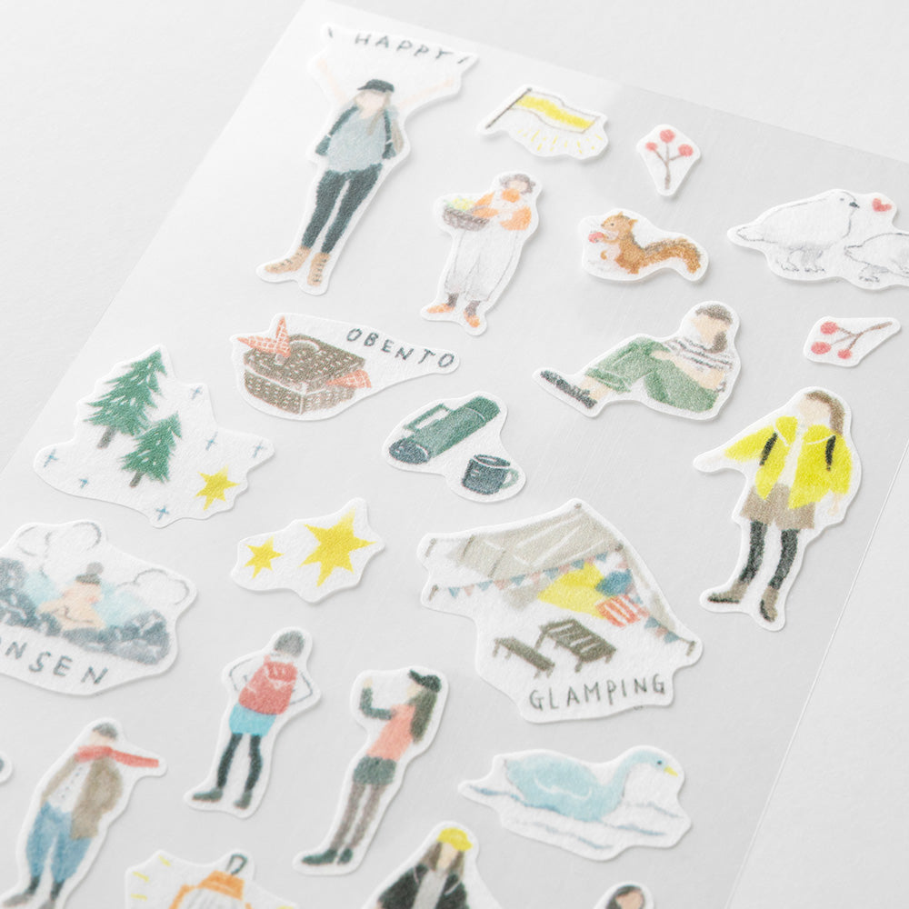 Midori Sticker - Going Out 2638 (2 Sheets)