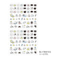 Midori Stickers - Pictograph Cat