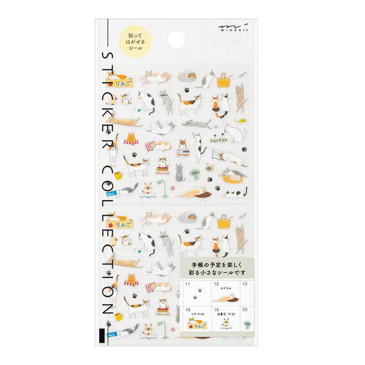 Midori Stickers - S Cat