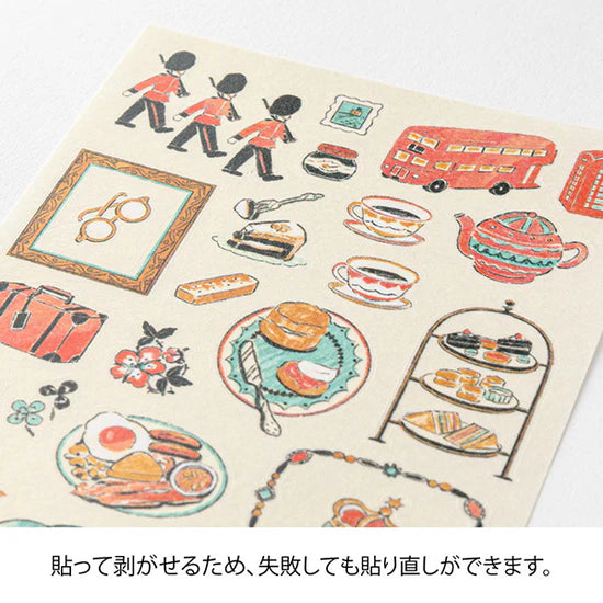 Midori Stickers - British Motifs