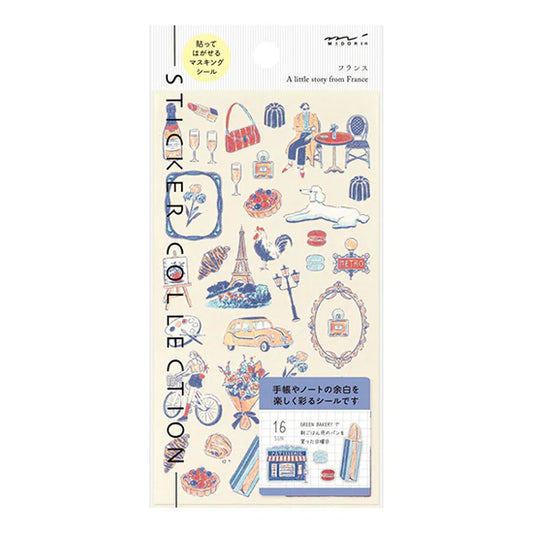 Midori Stickers - French Motifs