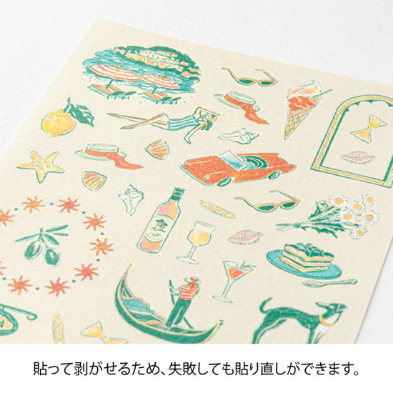 Midori Stickers - Italian Motifs