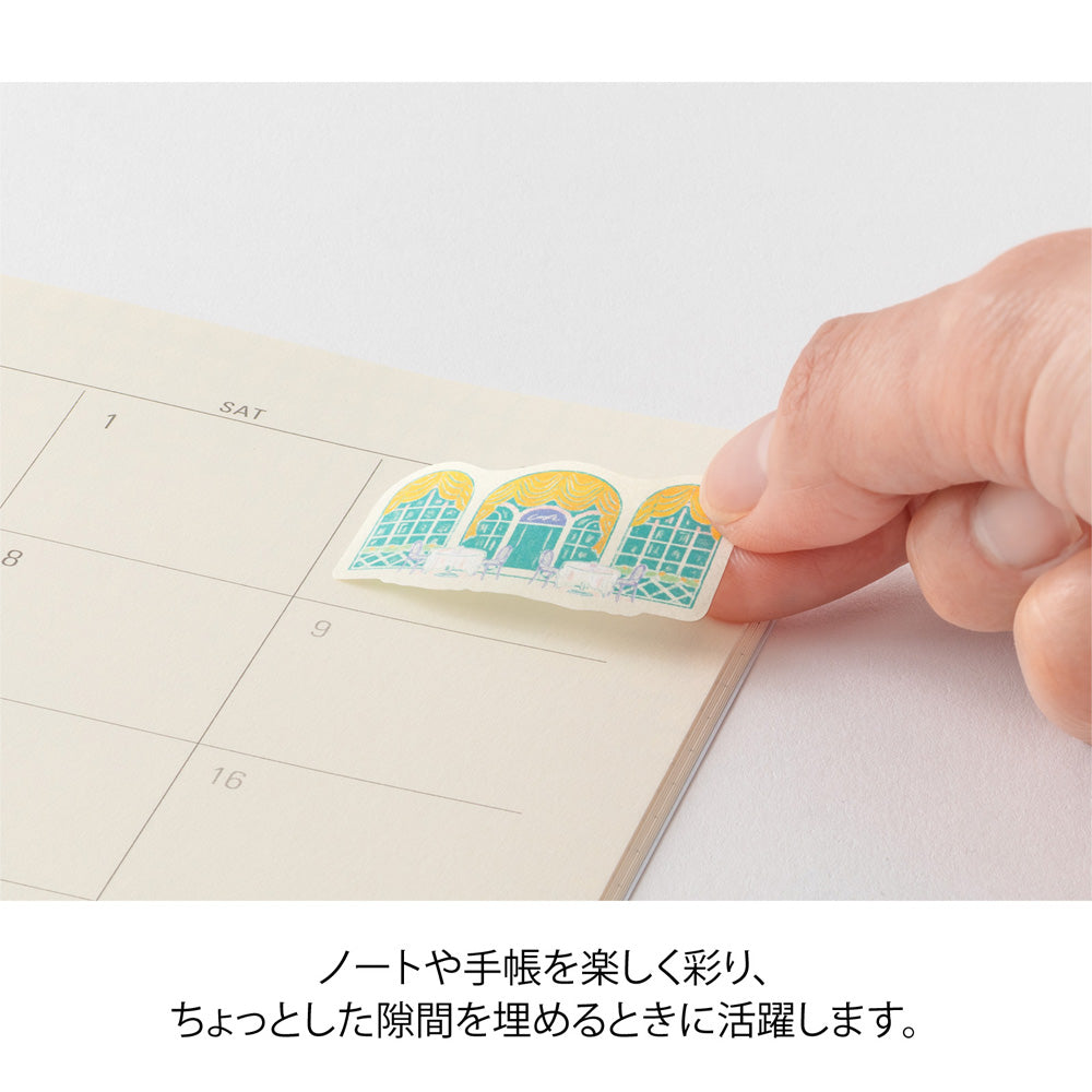 Midori Yuru Log Roll Stickers - Window Views