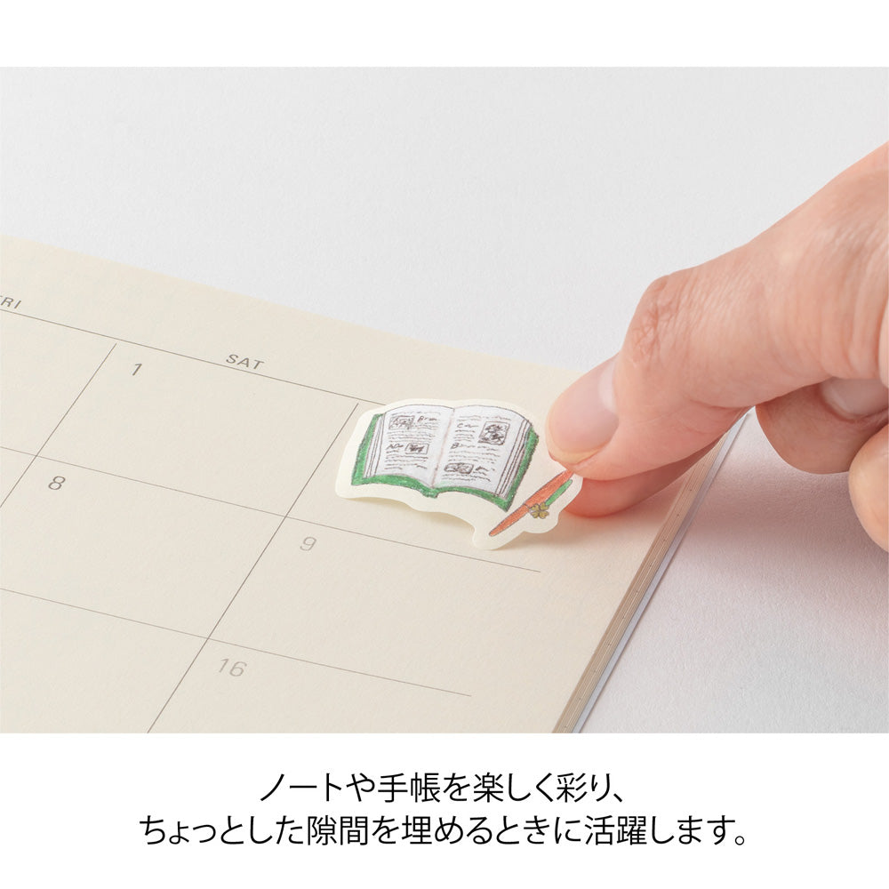 Midori Yuru Log Roll Stickers - Motifs