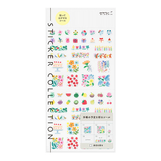 Midori Sticker - Margin: Flower