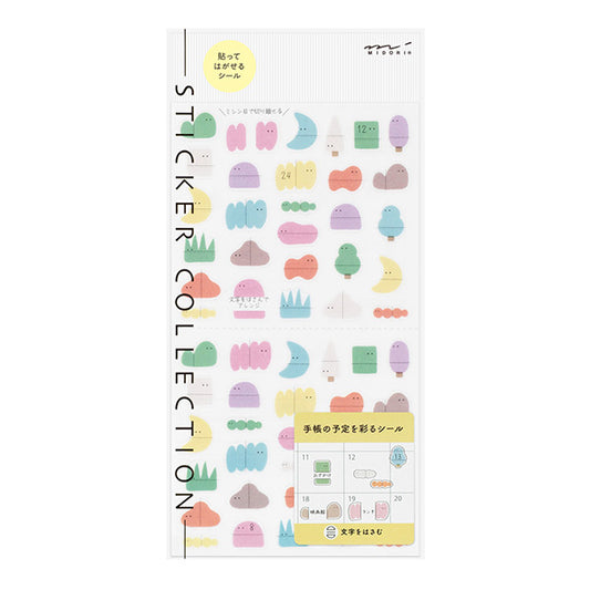 Midori Sticker - Side-Frame: Loose Illustration
