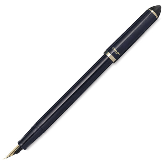 Sailor Fude de Mannen 40° Angle Nib Fountain Pen - Dark Blue