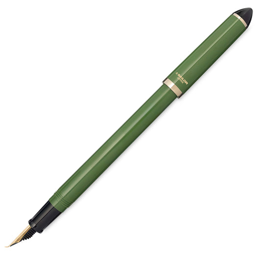 Sailor Fude de Mannen 55° Angle Nib Fountain Pen - Dark Green