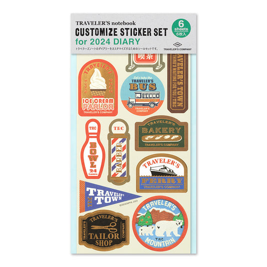 Travelers 2024 Customized Sticker Set