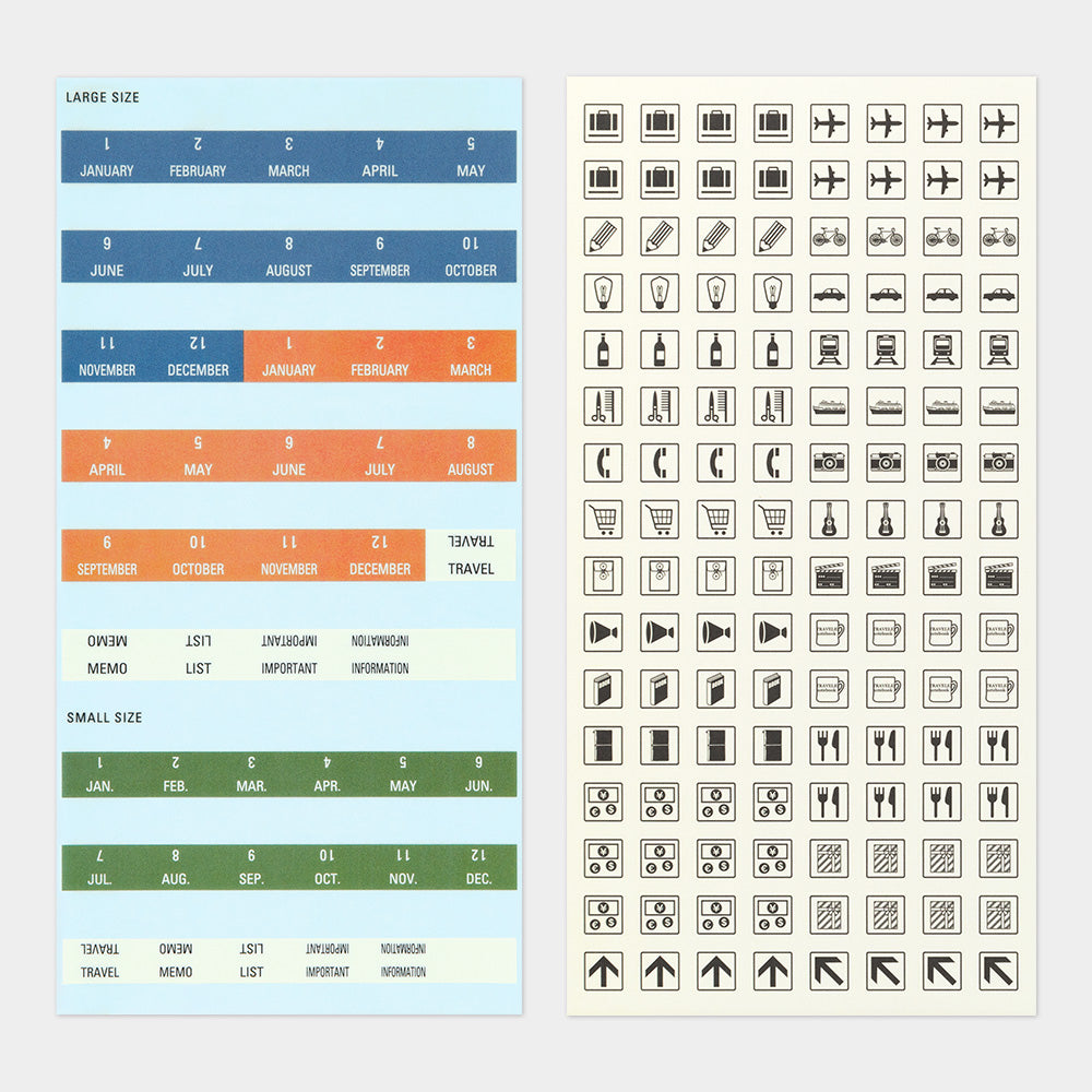 TRAVELER'S 2026 Customized Sticker Set