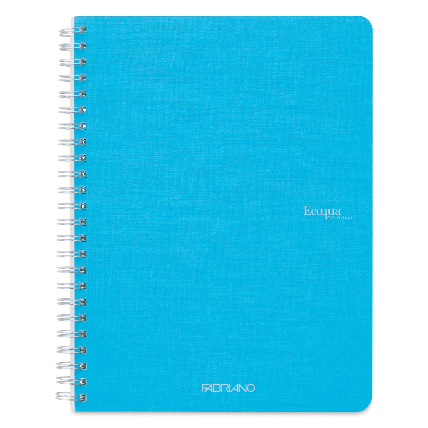 Fabriano EcoQua A5 Side-Spiral Blank Notebook - Turqouise