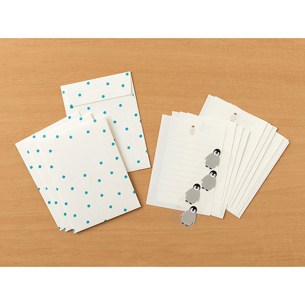 Midori Animal Letter Set - Penguin