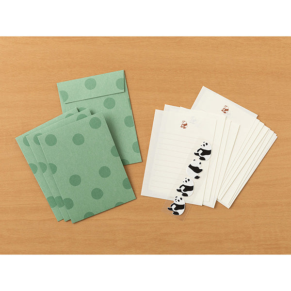 Midori Animal Letter Set - Panda