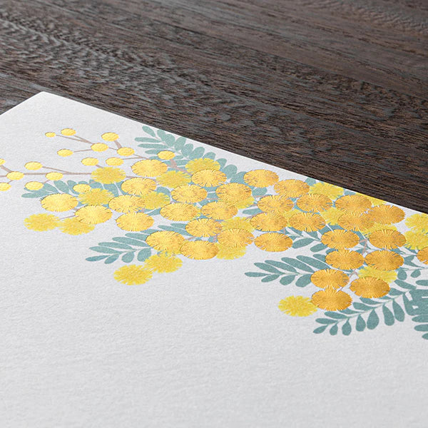 Midori Letterpad - Mimosa (Foil Stamping)