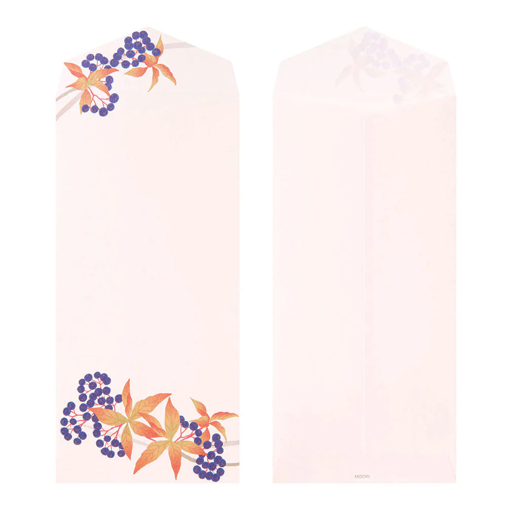 Midori Envelope - Autumn Wreath