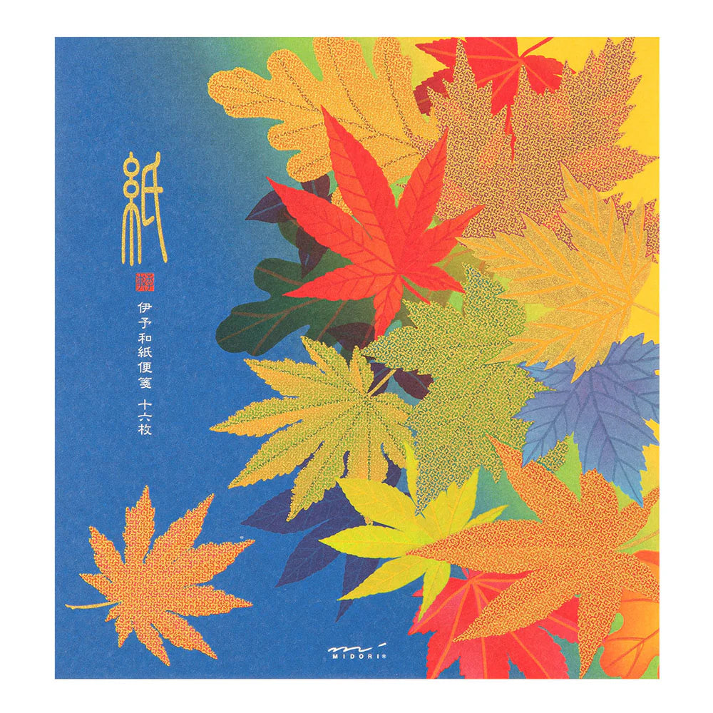 Midori Letterpad - Fallen Leaves (Silk Printing)