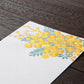 Midori Message Letterpad - Mimosa (Foil Stampling)