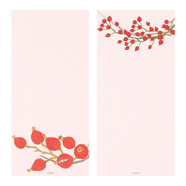 Midori Message Letterpad - Autumn Wreath