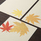 Midori Message Letterpad - Falling Leaves (Silk Printing)