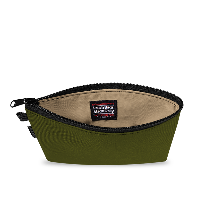Rickshaw Bagworks Large Utility Pouch - Moss with Sandstone