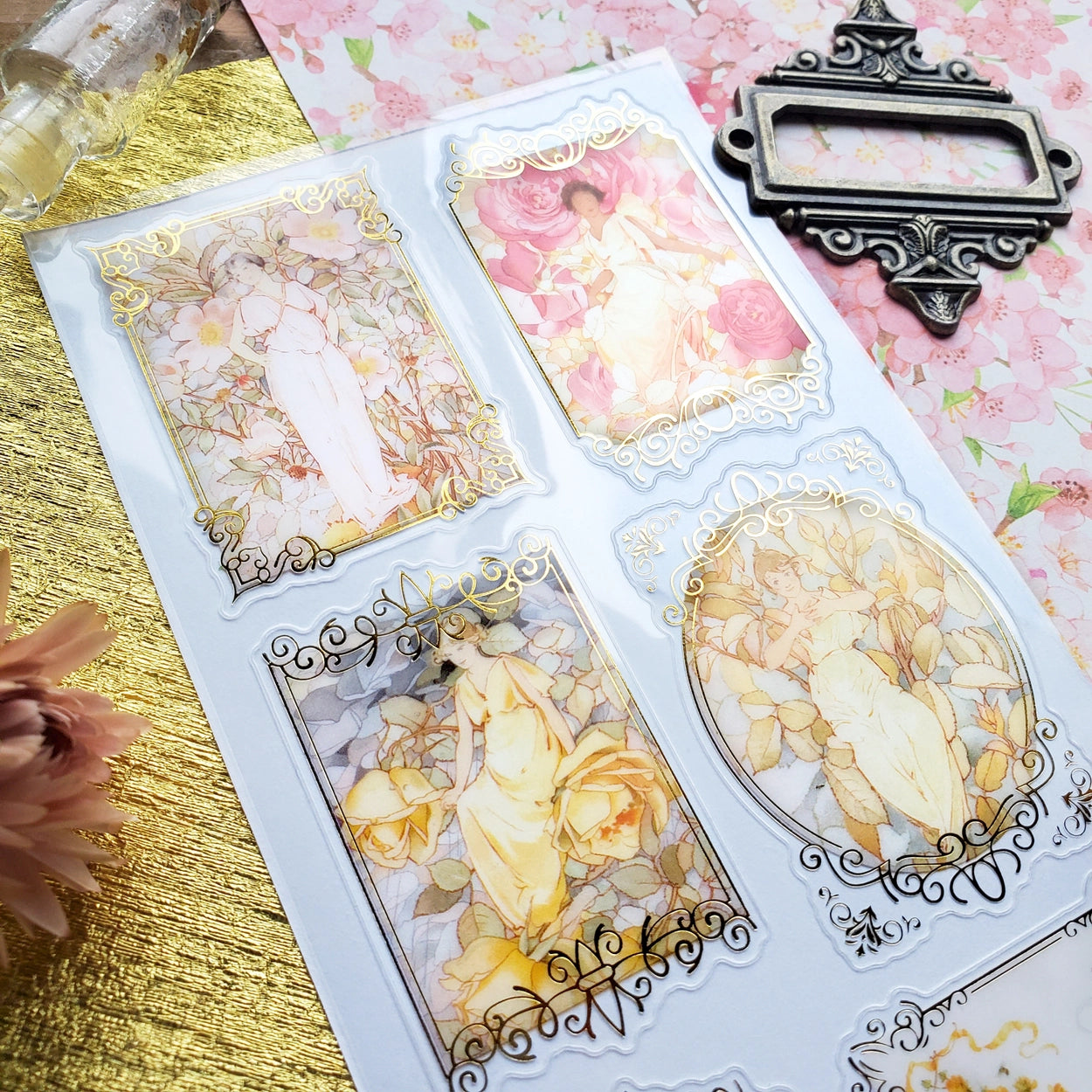 Faire Stickii Sticker Sheet - Floral Faes