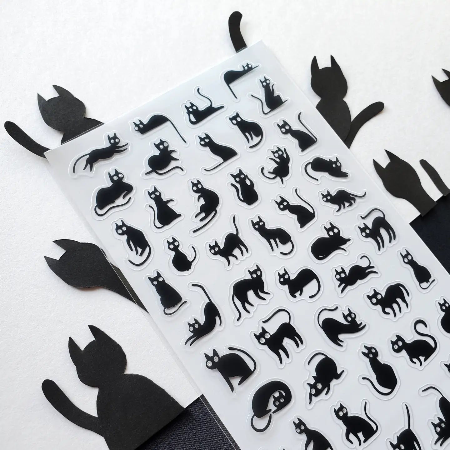 Faire Stickii Sticker Sheet - Mini Black Cats