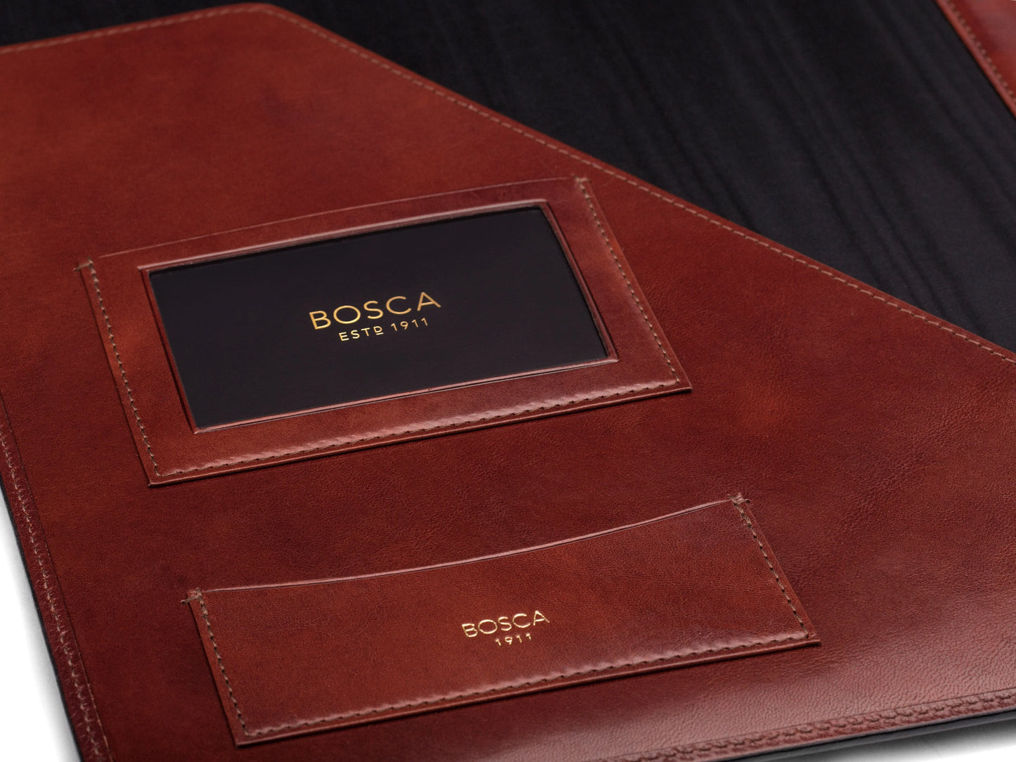 Bosca 922-58 Old Leather Dark Brown Writing Pad Cover