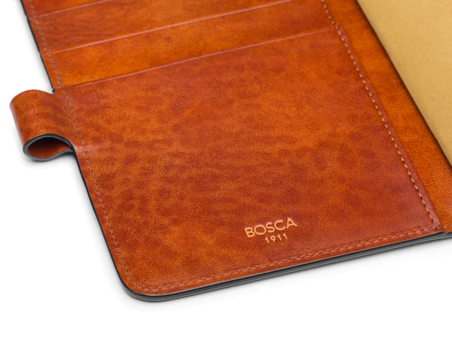 Bosca Vintage Field Notes Journal - Amber