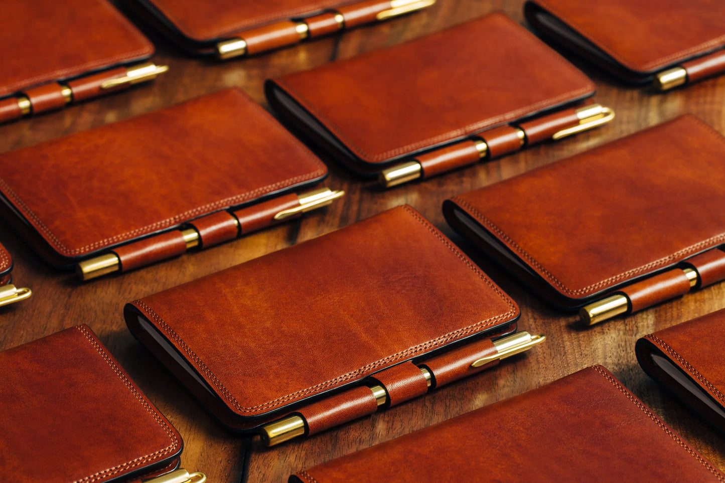 Bosca Vintage Field Notes Journal - Amber