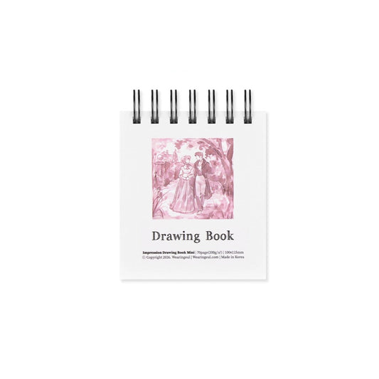 Wearingeul Impression Drawing Book - Mini Size (70 Sheets)