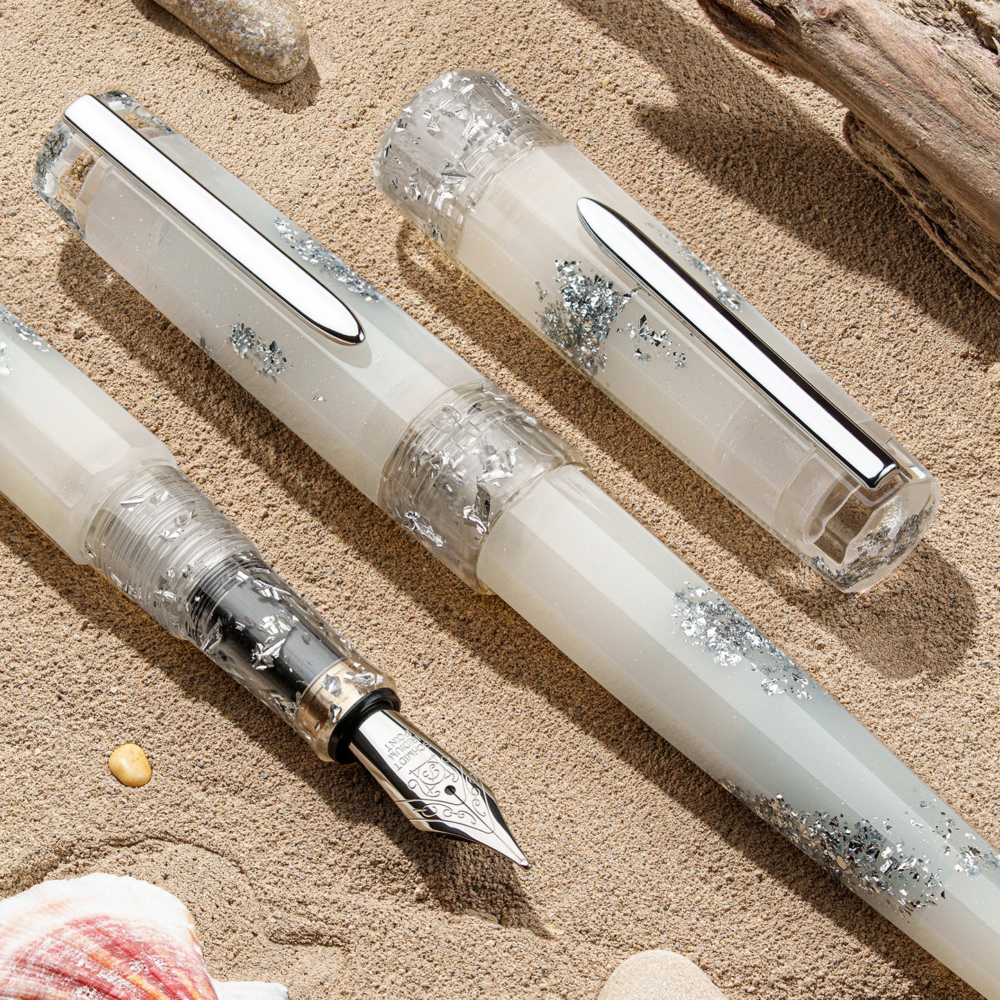 BENU Euphoria Fountain Pen - White Beach