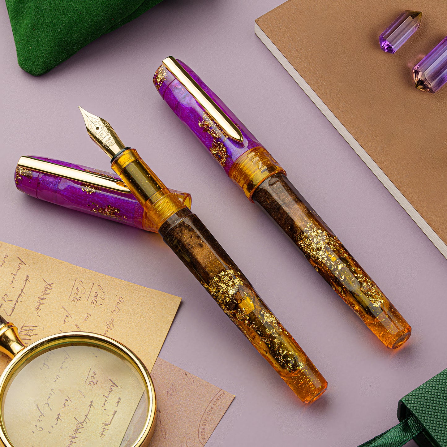 BENU Talisman Fountain Pen - Ametrine