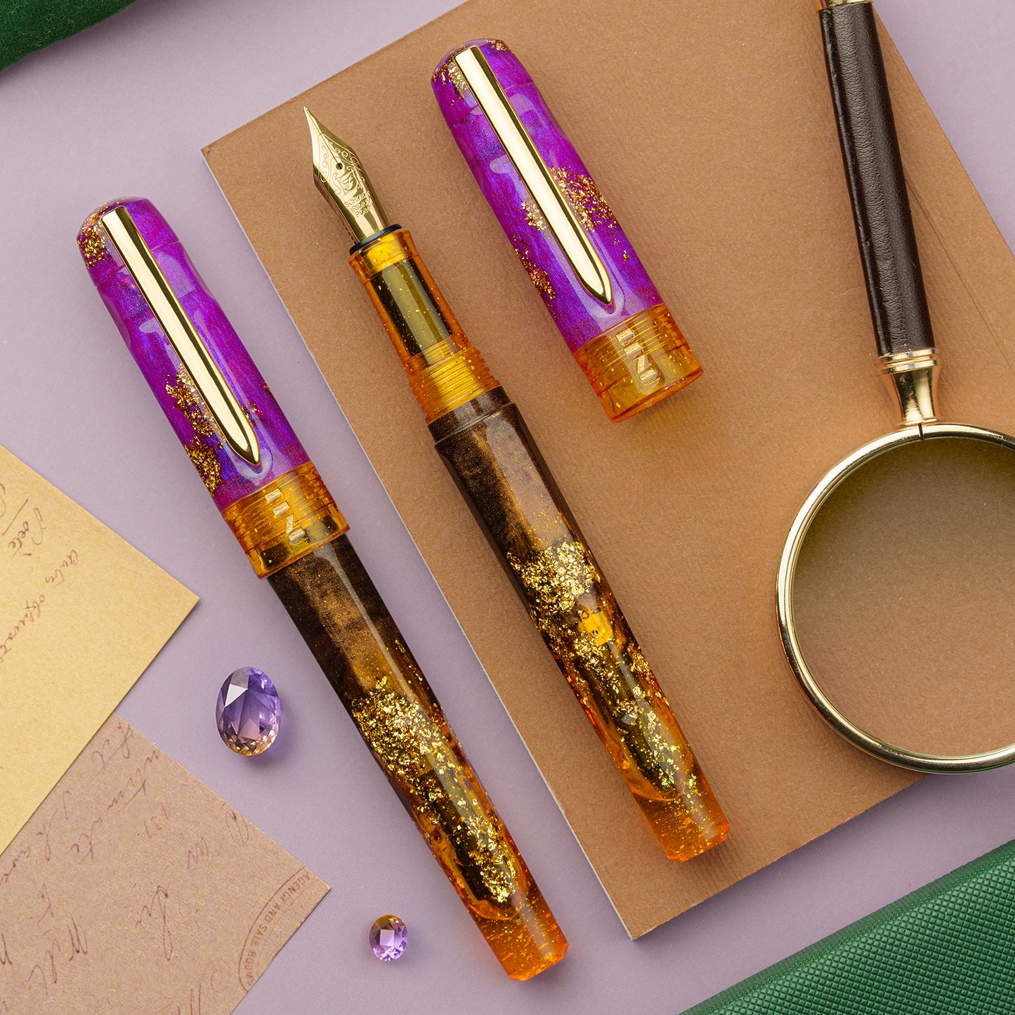 BENU Talisman Fountain Pen - Ametrine