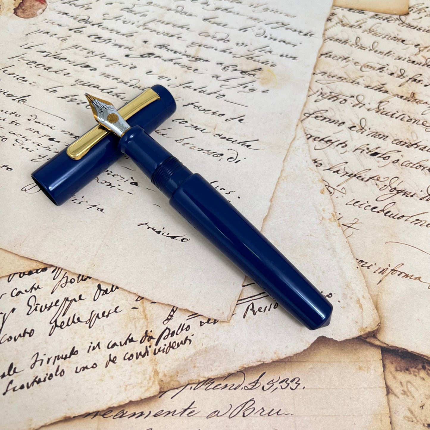 Pre-Owned Nakaya Piccolo Writer Fountain Pen 14K Music