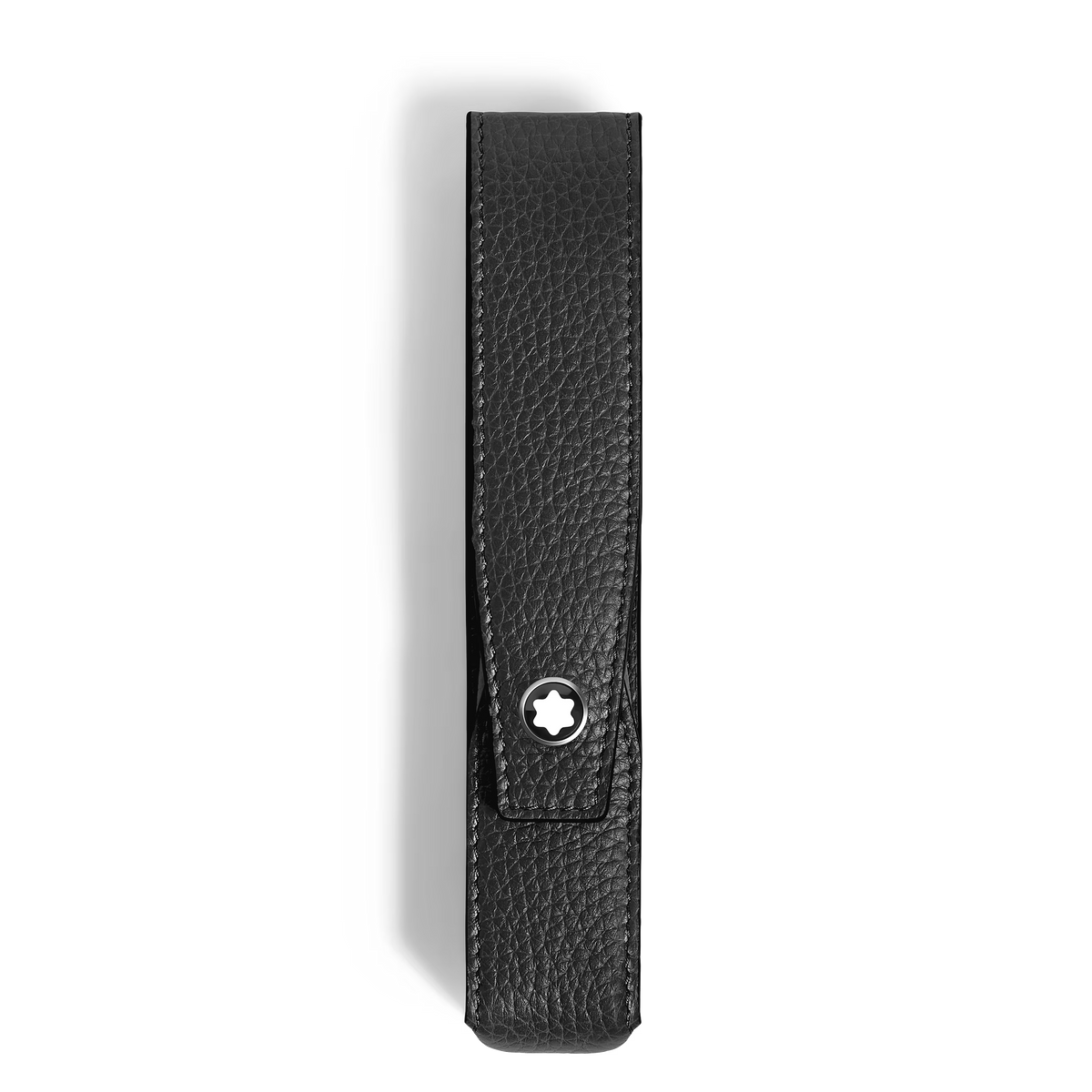 Montblanc Grain Leather Envelope 1-Pen Pouch - Black