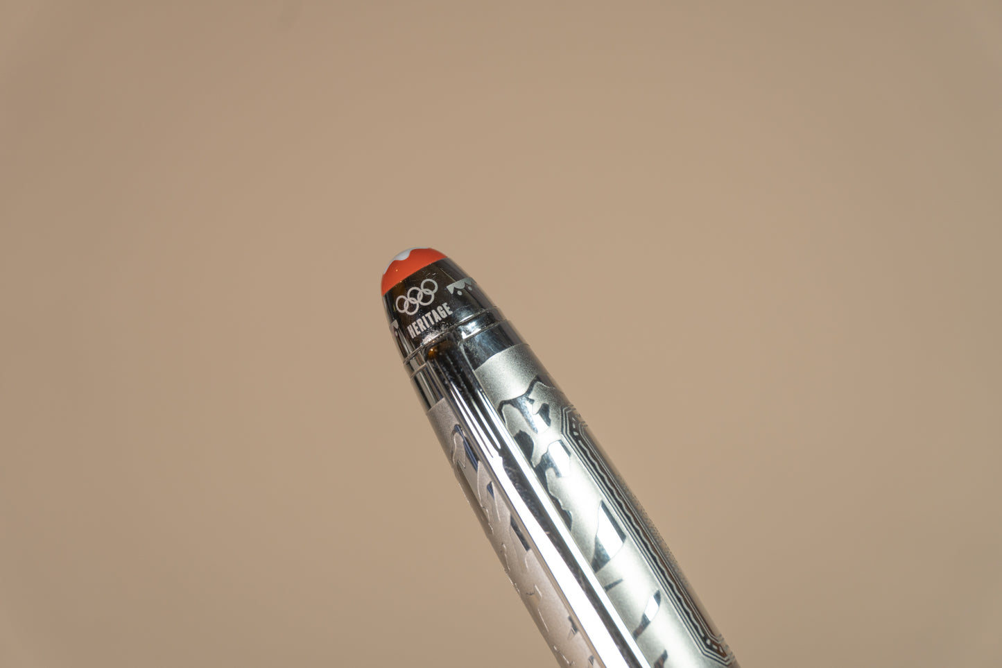 Pre-Owned Montblanc Meisterstuck x Olympic Heritage Chamonix 1924 Solitaire LeGrand Fountain Pen - Medium