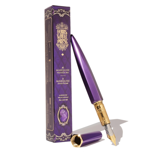 Ferris Wheel Press The Marquise Fountain Pen - Auberguine