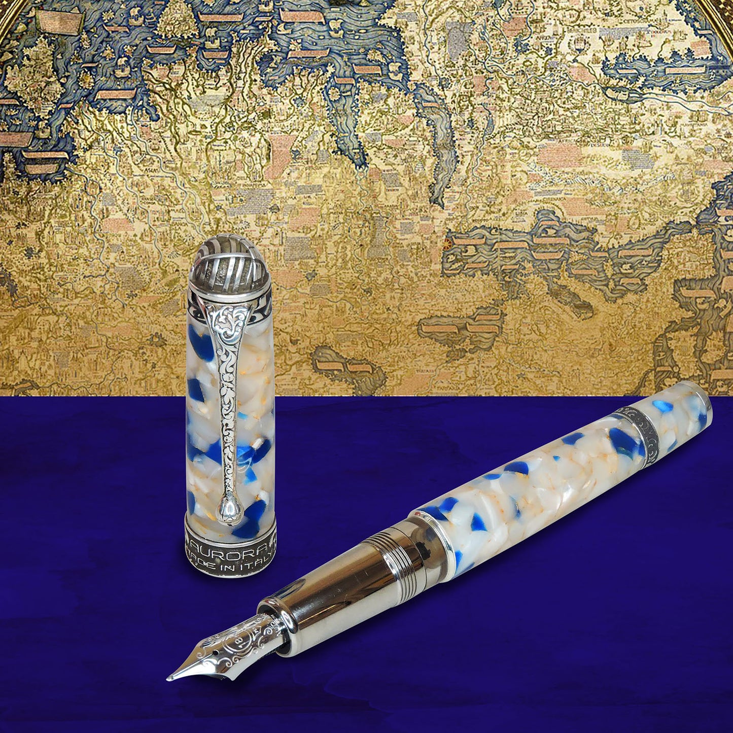 Aurora Ancient Maps Fountain Pen - Fra Mauro (Limited Edition)