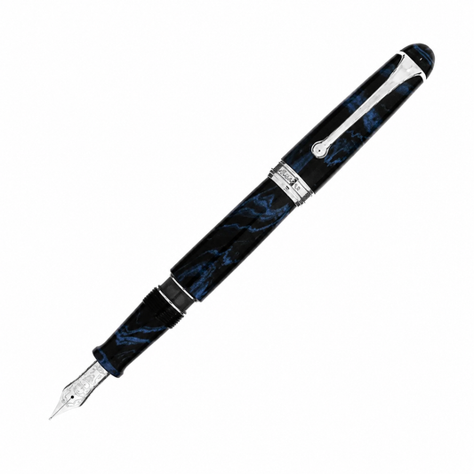 Aurora 88 Fountain Pen - Ebonite Marbled Blue (Limited Edition)