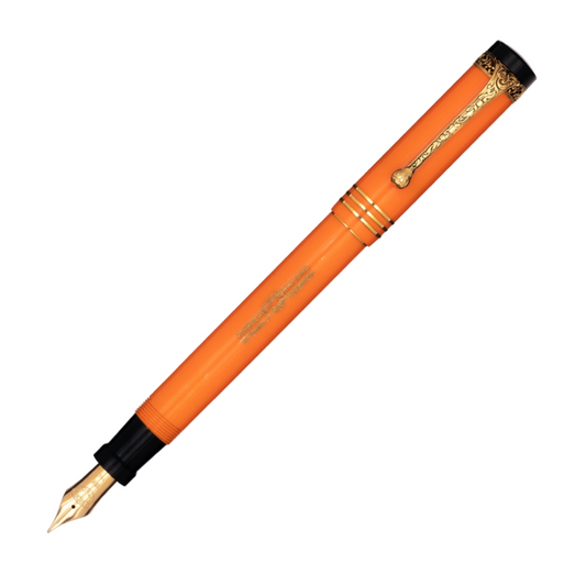 Aurora Internazionale Orange with Gold Trim Fountain Pen (Limited Edition)