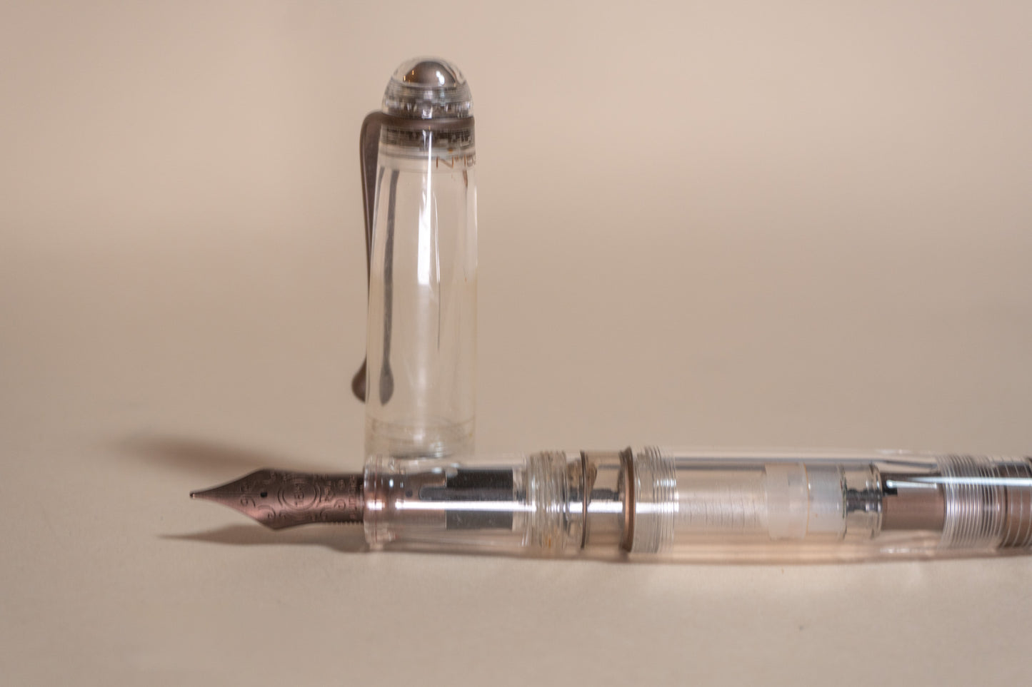 Pre-Owned Aurora Trilobiti Cioccolato Fountain Pen - Medium