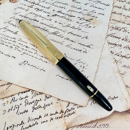 Pre-Owned Montblanc LeGrand Solitaire Doué Fountain Pen 18K F