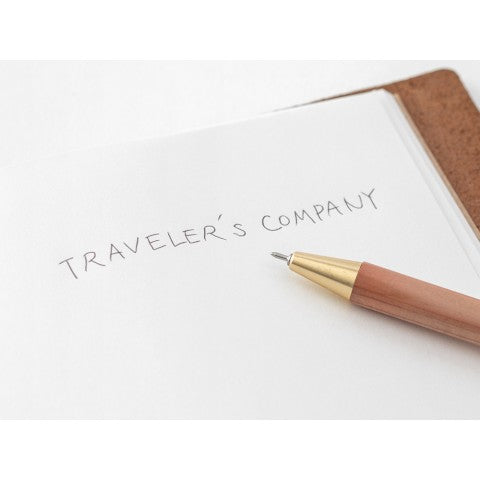 TRAVELER'S Solid Brass Ballpoint Pen