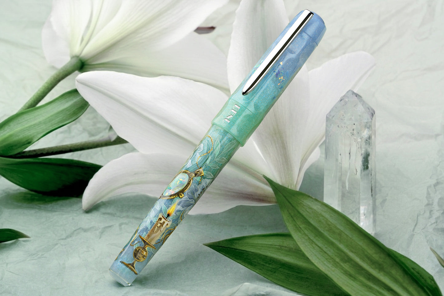 BENU Talisman Fountain Pen - White Lily