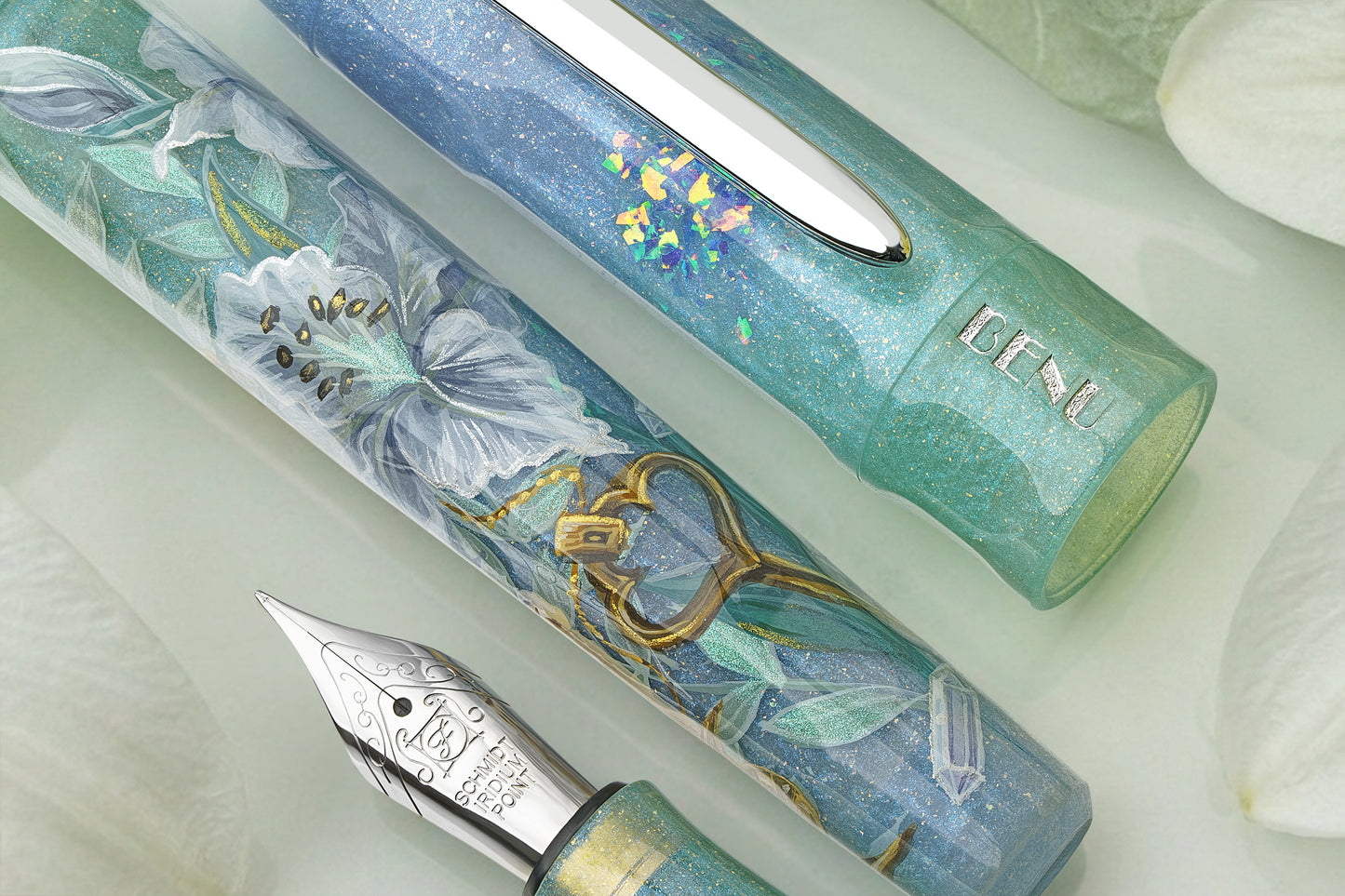 BENU Talisman Fountain Pen - White Lily