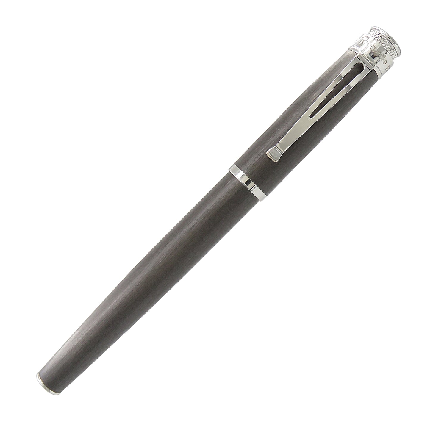 Retro 51 Tornado Platinum Executive Fountain Pen - Black Nickel Platinum