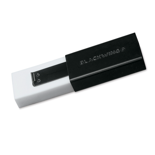 Blackwing Soft Handheld Eraser + Holder - Black