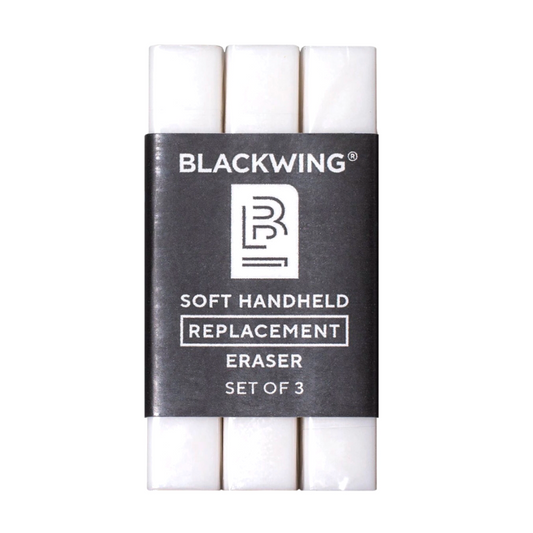 Blackwing Handheld Eraser Replacements (Set of 3)
