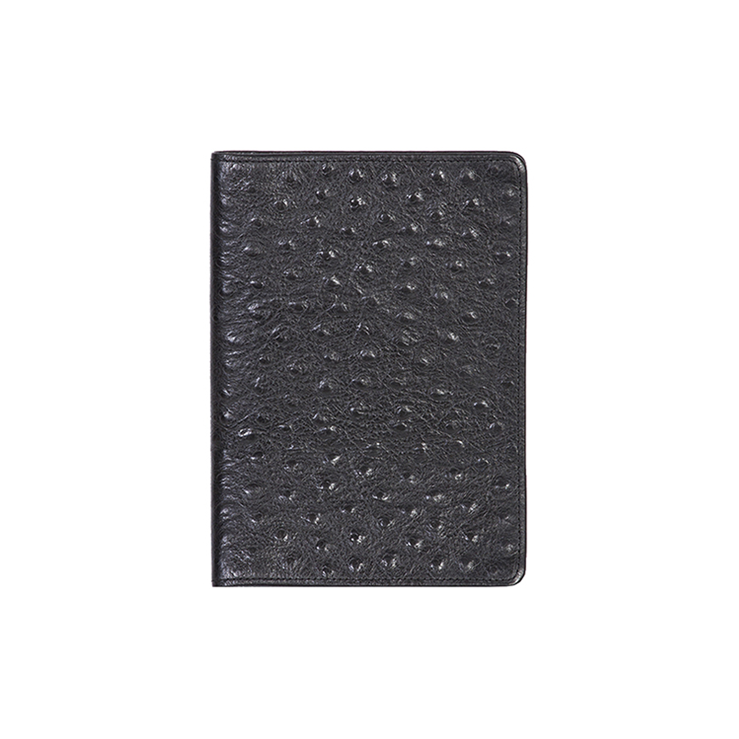 Scully 1046R Leather Journal Ostrich Black