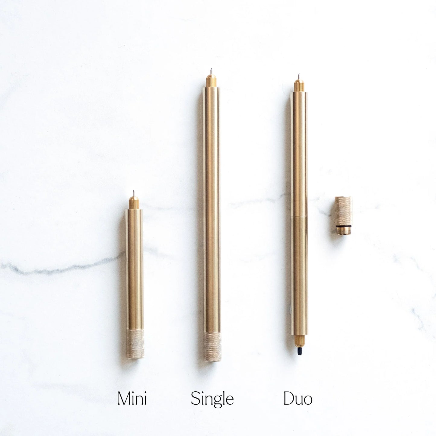 Tom's Studio Lumos Pro The Infinitely Refillable Pen - All Brass (Single Tip)